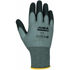 Guante Trabajo S7 Juba Nylon Pvc Gr/Neg Cft