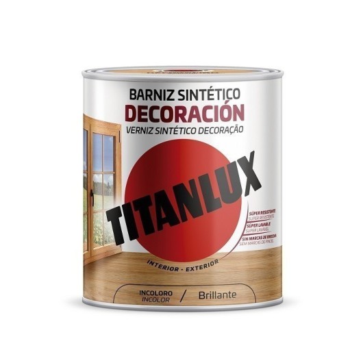 Barniz Madera Brillante 250 Ml Inc. Sint Decoracion Interior/Exterio