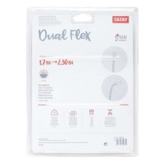 Flexo Baño Ducha 2,30 Mt Doble Engatillado Lat Cr Dual Flex