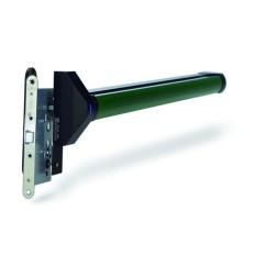 Barra Antipanico Embutir 90Cm Tesa Neg/Ver Quick Quick1E909Nv