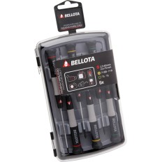 Destornillador Precision 1,5-2-2,5 Ph00-Ph0 Bellota 6 Pz