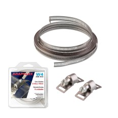 Fleje Fij Perforado 3Mt 8Mm +6 Cierres Aisi 430 Gr/Pl Adapfl