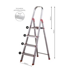 Escalera Domestica 1,22Mt Tijera Rolser Alu Ro Unica Uni004