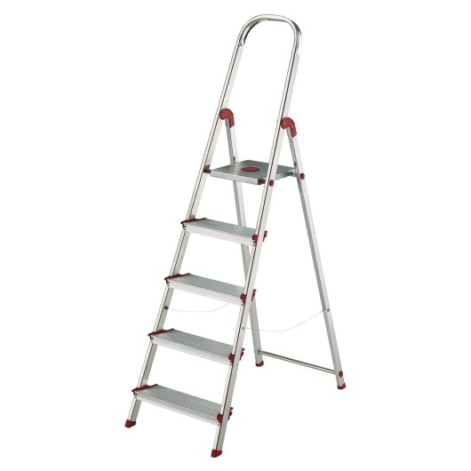 Escalera Domestica 1,01Mt Tijera Rolser Alu Ro Norma 220 Nor038