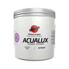 Pintura Manualidades Al Agua 250 Ml Bl Satinado Acualux Titan