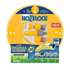 Lanza Riego 2 Conectores 15Mt Adap Jgo Pvc Ama Tricoflex Ult
