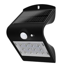 Aplique Ilumin Solar 1,5W 220Lm 4000K Ip65 Ext. Par Polic Ne