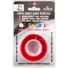 Cinta Adhesiva 19Mmx 2Mt D/Cara Multiuso Acril Target