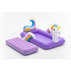 Colchon Infantil 196X104X84Cm Hinchable Bestway Unicornio 67713