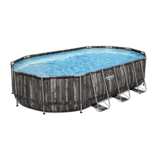 Piscina Pvc 610X366X122Cm Cart Bestway Met Marr Power Steel