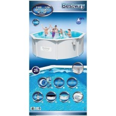 Piscina Chapa 360X120Cm Cart Bestway Poliester/Pvc Hydrium O