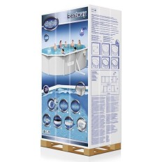 Piscina Chapa 500X360X120Cm Cart Bestway Poliester/Pvc Hydri