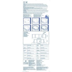 Piscina Chapa 500X360X120Cm Cart Bestway Poliester/Pvc Hydri