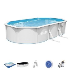 Piscina Chapa 610X360X120Cm Cart Bestway Poliester/Pvc Hydri