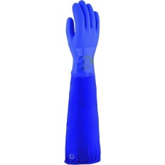 Guante Quimico M08 60Cm 3L Pvc Azul Superoil Extra