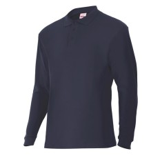 Polo Trabajo M 60%Alg 40%Pol M/Larga Az/Mar Velilla