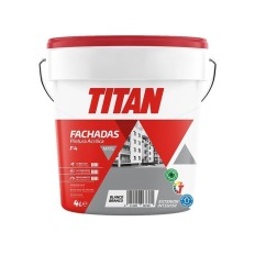 Pintura Acril Mate Fachadas Bl F4 Titan 4 Lt