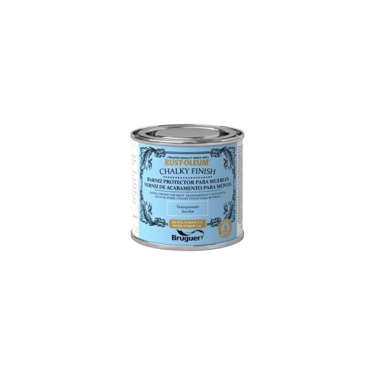 Barniz Protecion Para Muebles 125 Ml Tra Al Agua Mate Chalky Fini