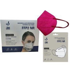 Mascarilla Protecion Ffp2 5 Capas Pleg Wb9501 Qh Medice Fucsi