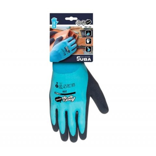 Guante Mecanico M08 Juba Nylon/Latex Az/Gr Feel And Grip Spl