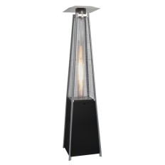 Estufa Gas Exterior 2250 Mm Chapa Negro Piramide Natuur