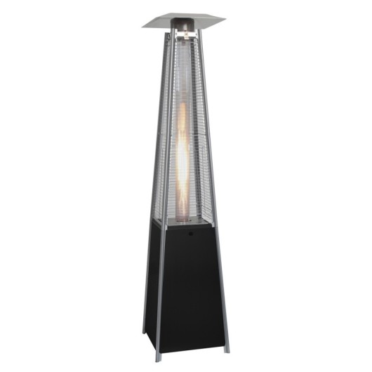 Estufa Gas Exterior 2250 Mm Chapa Negro Piramide Natuur