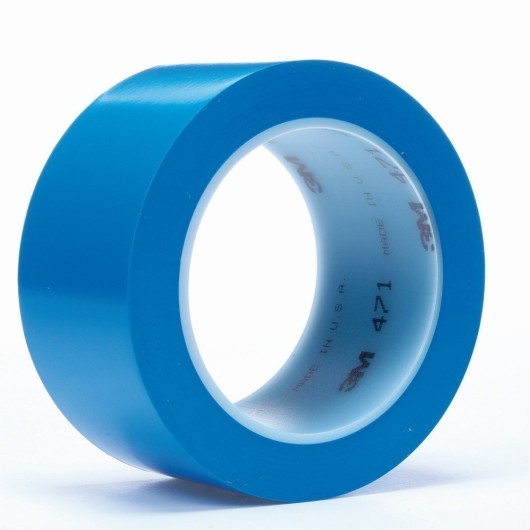 Cinta Adh 50Mmx33Mt Marcaje Vinilo Azul 471 3M