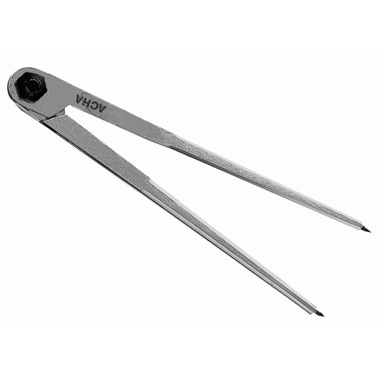 Compas Sin Fijador Punta De Widia 20Cm Apertura 27204 Acha