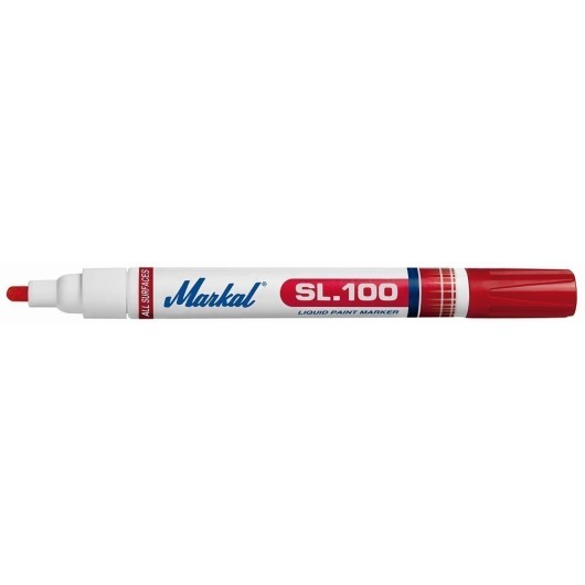 Rotulador  Pintura Indeleble Trazo 2-4Mm Rojo 45-578