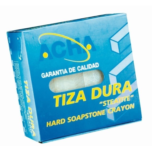 Tiza Steatite Dura Cuadrada 10Cm 50Pzs P/Metal 45-029 Acha
