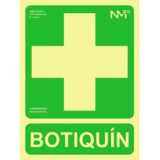 Señal 224X300Mm Pvc Lumi Botiquin Rd14108