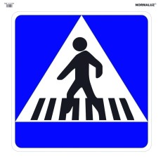 Señal Vial 700X700Mm Bolsa Textil Paso De Peatones V11126