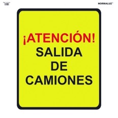 Señal Vial 700X700Mm Bolsa Textil Salida De Camiones V11134