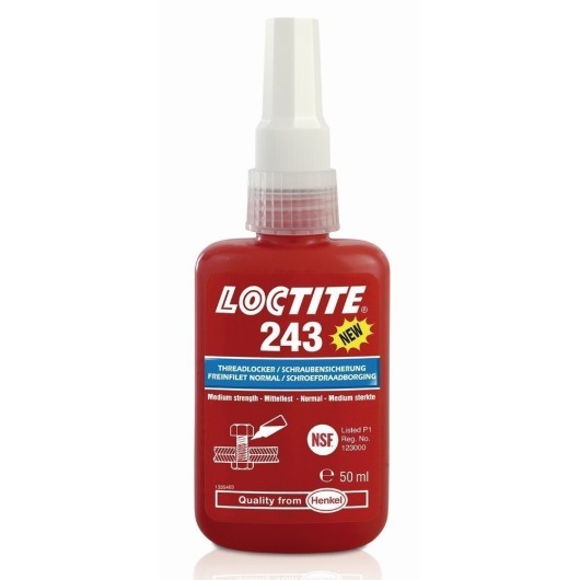 Fijador Resistencia Media Piezas Aceitadas Loctite 243-50Ml