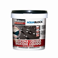 Silicona Liquida Aquablock  5 Kg Negro