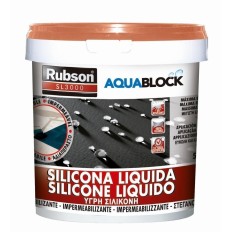 Silicona Liquida Aquablock  5 Kg Teja