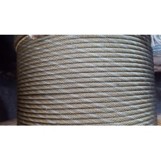 Cable Acero Galvanizado 19X7+0  Ø 10Mm 100M