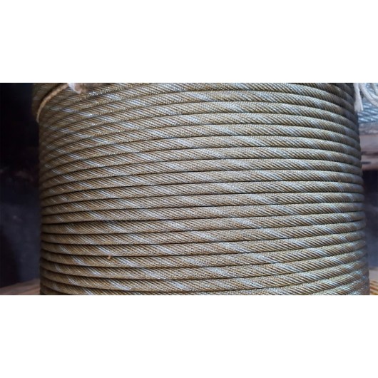 Cable Acero Galvanizado 19X7+0  Ø 12Mm 100M