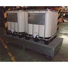 Cubeta Recogida Derrame Liquidos 2655X1300X0460Mm 2Dep 1000L