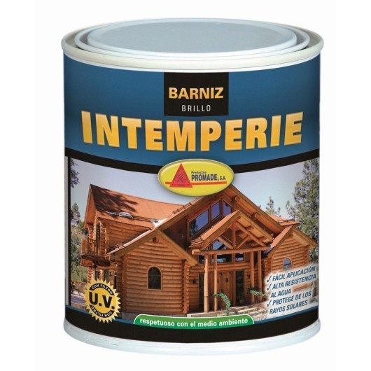 Barniz Madera Intemperie Brillo 375 Ml Abeb103 Promade