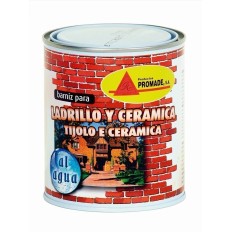 Barniz Ladrillo Ceramica Al Agua 750 Ml Abla104 Promade