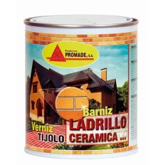 Barniz Ladrillo Ceramica Sintetico 750 Ml Afex104 Promade