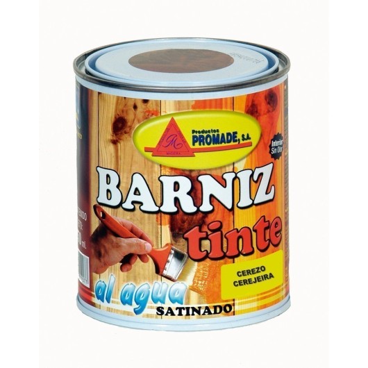 Barniz Tinte Int Satina Agua 375 Ml Cerezo Abat303 Promade