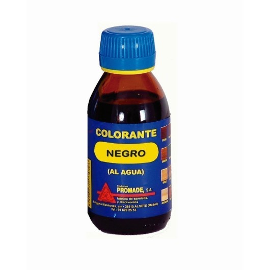 Colorante Madera Al Agua 125 Ml Negro Acol115 Promade