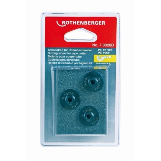 Cuchilla Para Cortatubos Rothenberger Super 1 – 1/4", 3Pz