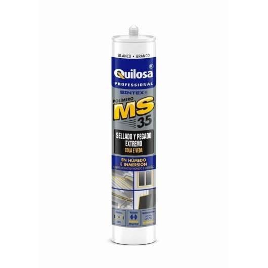 Adhesivo Sella Polim Blanco Sintex Ms-35 Quilosa 300Ml 61325