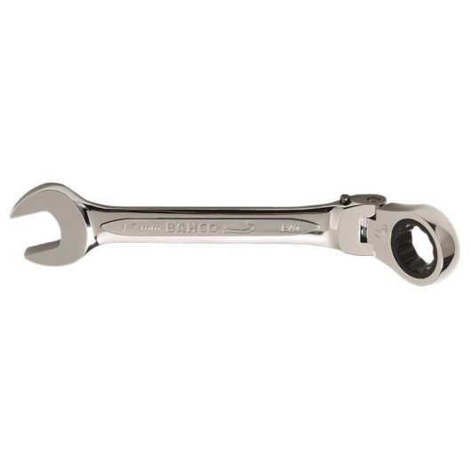 Llave Combinada Carraca Articulada 21Mm Bihexagonal Bahco