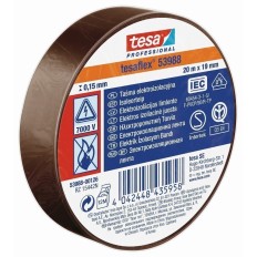 Tesaflex® 53988 Cinta Aislante Certificada Marron 20 M X 19
