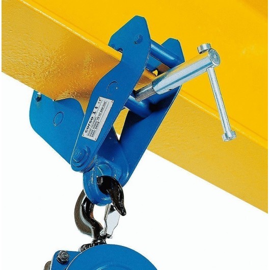 Pinza Anclaje En Viga Porta Polipastos 75-230Mm 1000Kg Corso