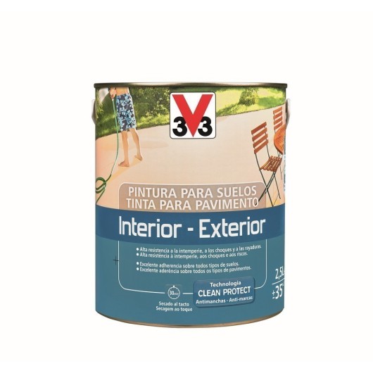 Pintura Suelo Int/Ext Rojo Ar 2,5L 44873